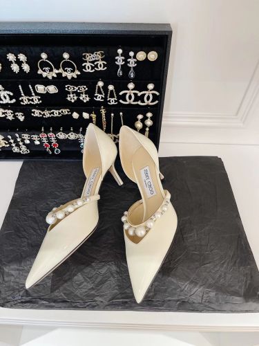 Jimmy Choo Womens Shoes Pumps Luxury Brand Design with Original Box 6cm Heel