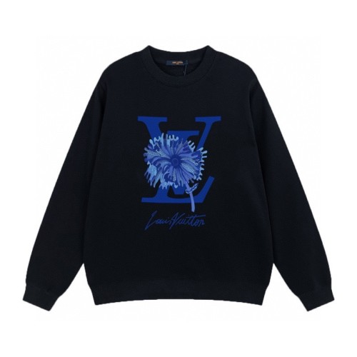 Louis Vuitton Womens Mens Long Sleeve Sweatshirt Luxury Brand Mens Hoodie   