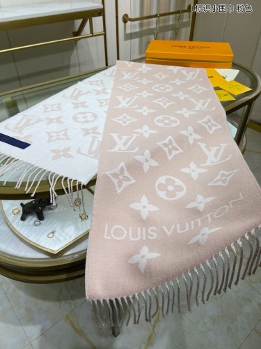 Louis Vuitton Scarves Men Womens Fashion Scarf with Original Box   