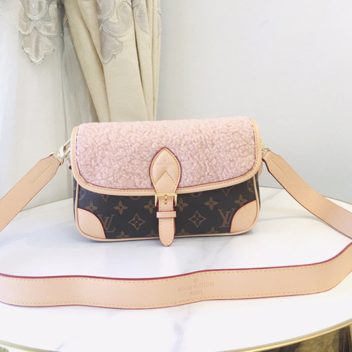 Louis Vuitton Womens Bags Luxury Brand DIANE M45985 Monogram coated canvas with Original Box