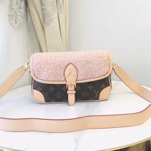 Louis Vuitton Womens Bags Luxury Brand DIANE M45985 Monogram coated canvas with Original Box