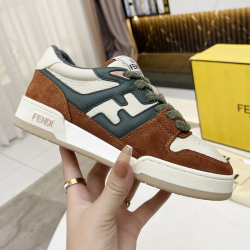 Fendi Mens Shoes Fashion Sneakers Luxury Brand Casual Fendi Trainer Sneakers Match Basse Shoes for Men with Original Box