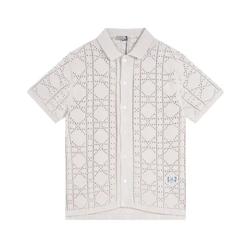 Doir Luxury Brand Women Mens Short Sleeve T-Shirt Cannage Short-Sleeved Shirt