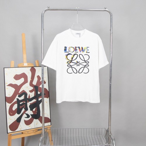 Loewe Luxury Brand Men Womens Short Sleeve T-Shirt   
