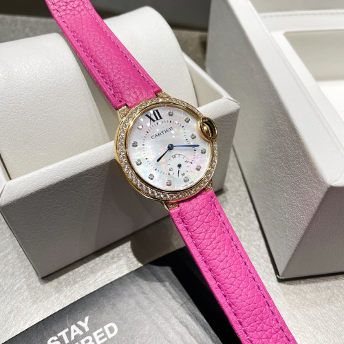 Cartier Womens Watch Luxury Brand Design Fashion Type with Original Box