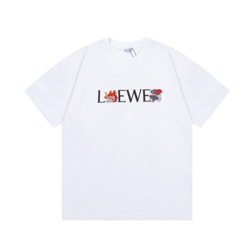 Loewe Luxury Brand Men Womens Short Sleeve T-Shirt   