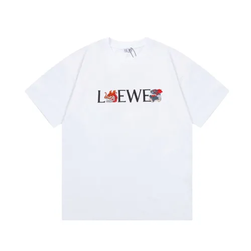 Loewe Luxury Brand Men Womens Short Sleeve T-Shirt   