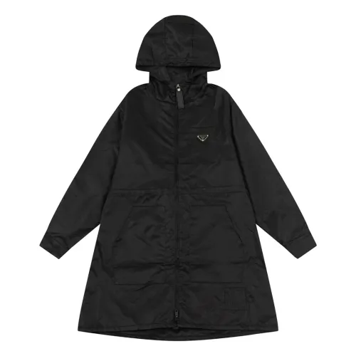 Prada Womens Coat Hoodie Jacket Luxury Brand Womens Jackets Top Quality   