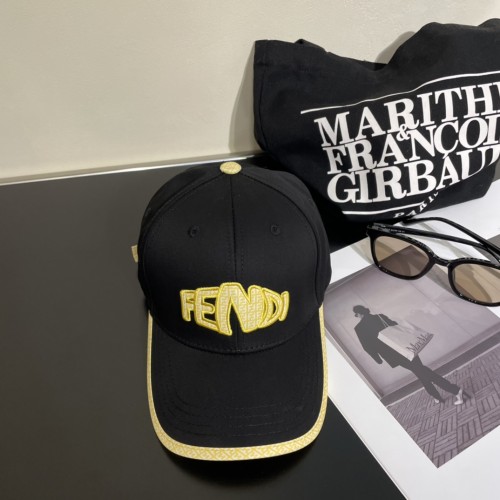 Fendi Men Womens Baseball Hat Luxury Brand Design Fendi Cap with Original Box  