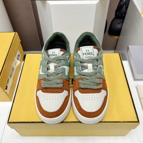 Fendi Mens Shoes Fashion Sneakers Luxury Brand Casual Fendi Trainer Sneakers Match Basse Shoes for Men with Original Box