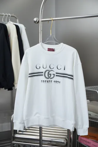 Gucci Womens Mens Sweatshirt Luxury Brand Mens Sweatshirts Winter Fashion COTTON JERSEY SWEATSHIRT ‎784413 XJGKQ 9082   