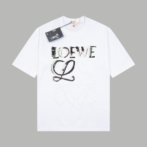 Loewe Luxury Brand Men Womens Short Sleeve T-Shirt   