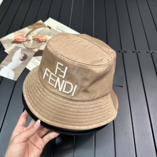 Fendi Men Womens Bucket Hat Luxury Brand Design Fendi Cap with Original Box  