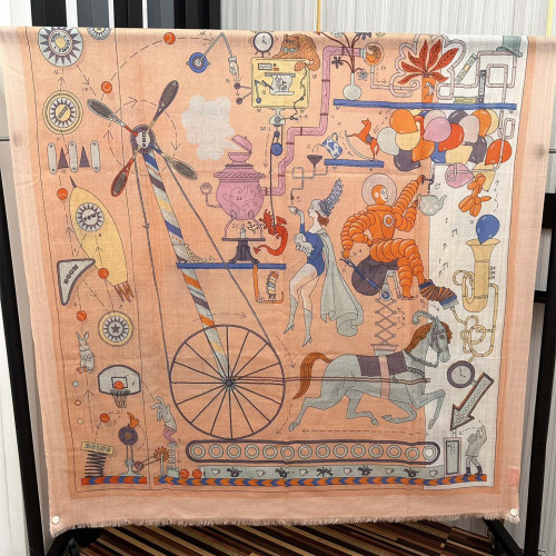 Hermes Scarves Womens Fashion Scarf Shawl 185