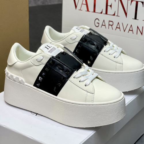 Valentino Womens Shoes Sneakers Leather Luxury Brand Women Rockstud Untitled Shoes with Original Box Whatsapp 