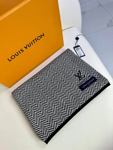 Louis Vuitton Scarves Men Womens Fashion Scarf with Original Box   