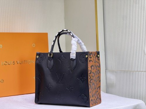 Louis Vuitton Womens Bags Handbags Luxury Brand Louis Vuitton ONTHEGO MM M46076 Handbags for Women Monogram coated canvas