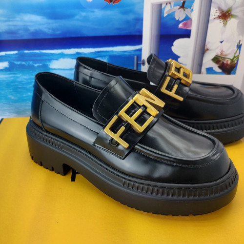 Fendi Womens Shoes Fashion Luxury Brand Fendi Fendigraphy Loafers with Original Box