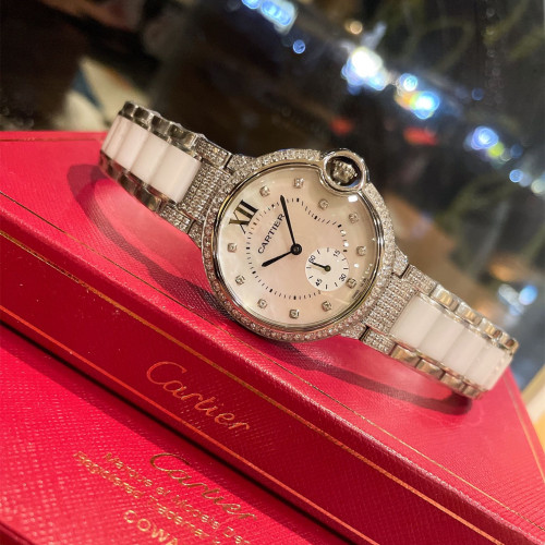 Cartier Womens Watch Luxury Brand Design Fashion Type with Original Box