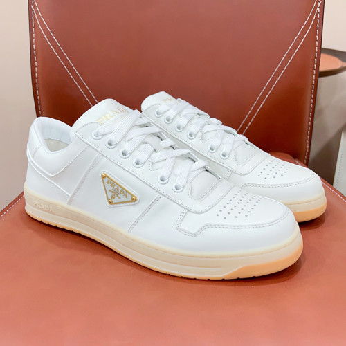 Prada Mens Shoes Casual Luxury Brand Breathable Sneakers with Original Box Downtown leather sneakers 2EE364_3LKG_F098Z with Original Box Whatsapp 