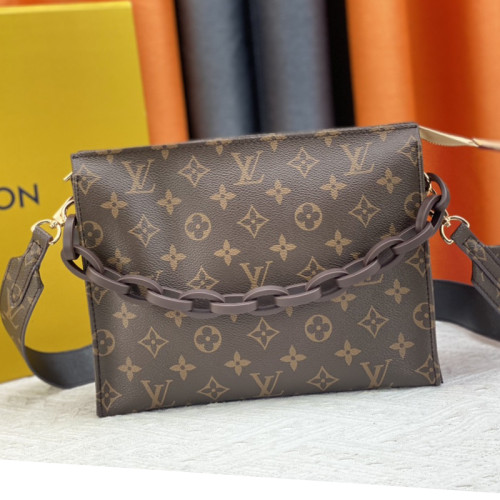 Louis Vuitton Mens Womens Unisex Bags Clutch Luxury Brand Fashion Type Pochette Voyage M47545 with Original Box