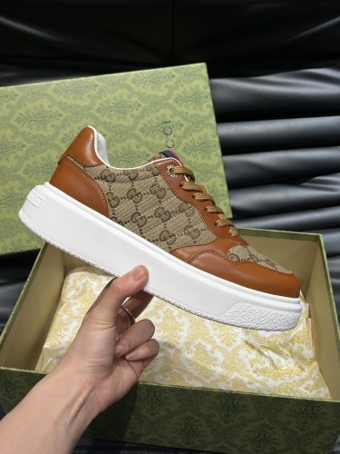 Gucci Mens Shoes Sneakers Luxury Brand Fashion Men's Gucci Re-Web trainer in leather with Original Box Whatsapp 