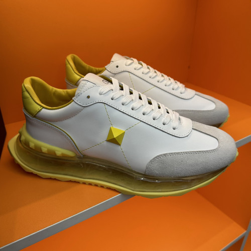 Valentino Garavani Mid-Top Calfskin VL7N Sneaker With Bands Mens Shoes Sneakers Luxury Brand with Original Box  