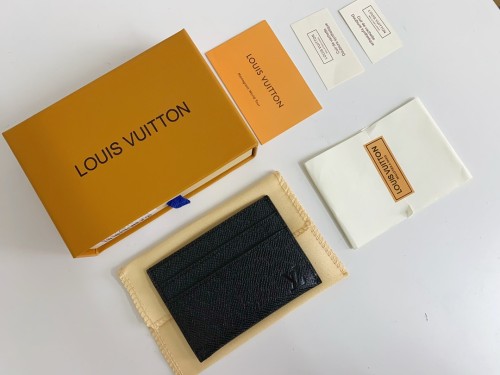Louis Vuitton Womens Mens Bags Card Holder Luxury Brand M62170 Double Card Holder with Original Box  