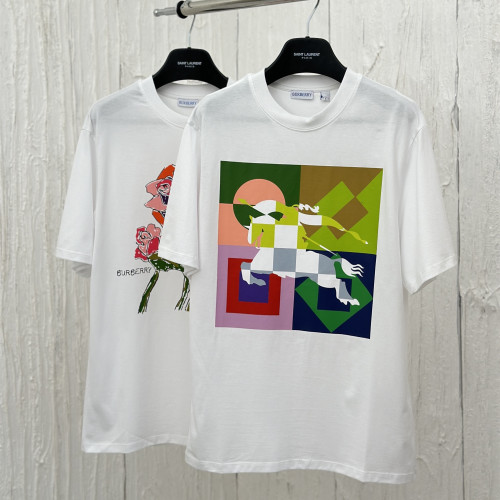 Burberry Luxury Brand Women Mens Short Sleeve T-Shirt   