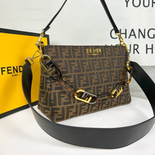 Fendi Womens Bags Shoulder Bag O ‘LOCK Zip Luxury Brand Fashion Bags for Women with Original Box  