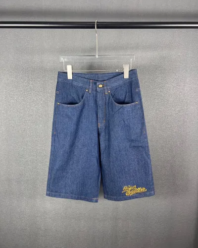 Louis Vuitton Luxury Brand Mens Pant Short Cotton Chambray Shorts 1AFX83   