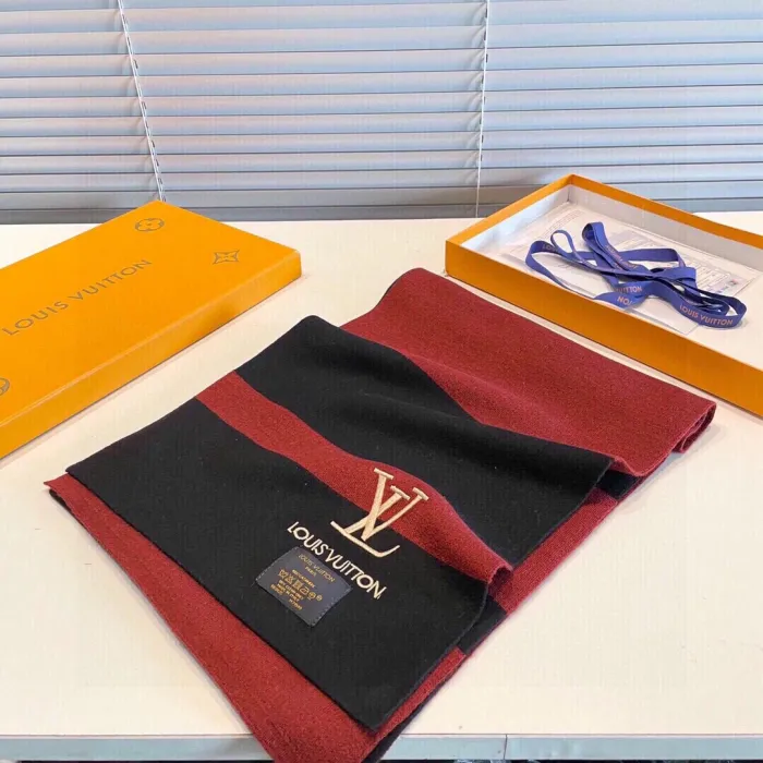 Louis Vuitton Scarves Men Womens Fashion Scarf with Original Box   