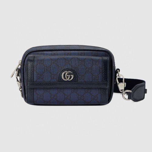 Gucci Mens Womens Bags Shoulder Bag Luxury Brand Ophidia GG mini bag in blue and dark blue Supreme 746308 2ZGMN 4056  