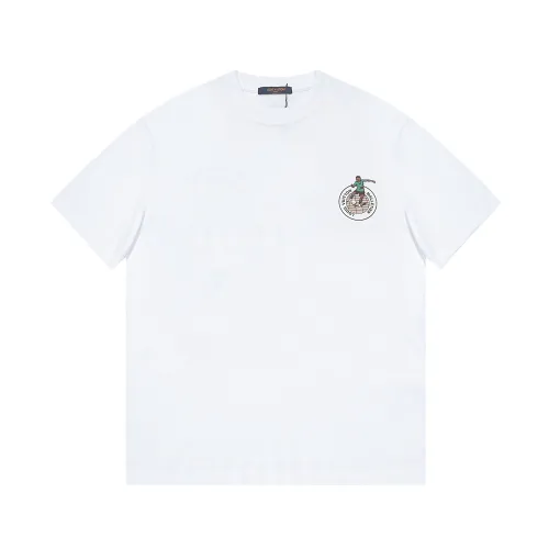 Louis Vuitton Luxury Brand Men Womens Short Sleeve T-Shirt   