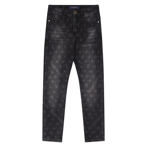 Louis Vuitton Luxury Brand Women Mens Pant Jeans   