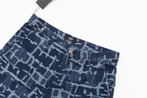 Fendi Luxury Brand Women Mens Pant Shorts Jeans   