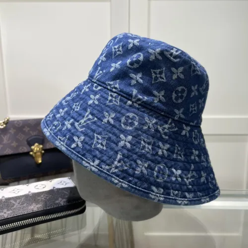 Louis Vuitton Womens Mens Cap Bucket Hat Luxury Brand with Original Box  