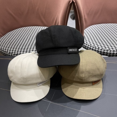 Dior Womens Beret Hat Luxury Brand Design Dior Cap with Original Box  
