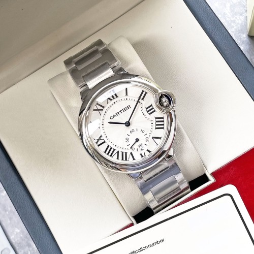 Cartier Mens Watch Luxury Brand Design Fashion Type with Original Box