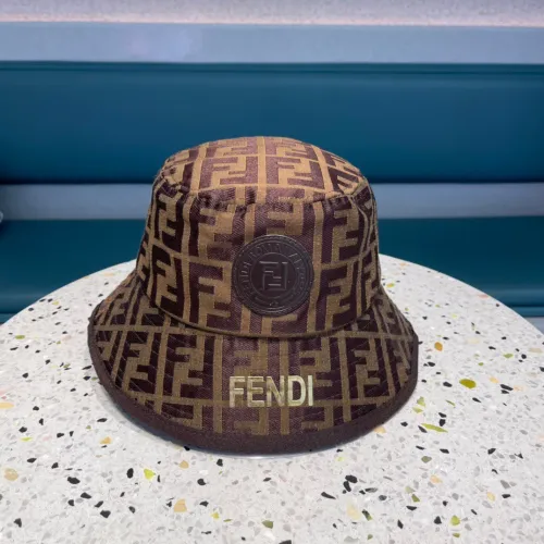 Fendi Men Womens Bucket Hat Luxury Brand Design Fendi Cap with Original Box  