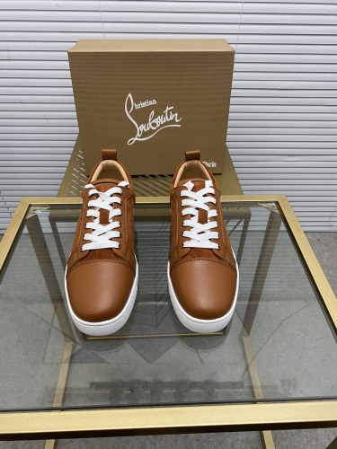 Christian Louboutin Mens Shoes Sneakers Luxury Brand Red Bottom Design Sports Footwears with Original Box