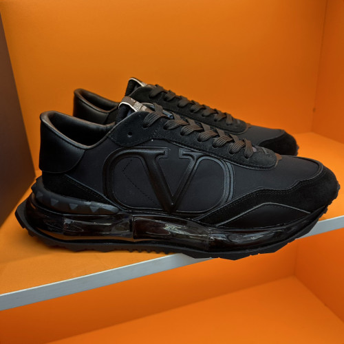Valentino Garavani Mid-Top Calfskin VL7N Sneaker With Bands Mens Shoes Sneakers Luxury Brand with Original Box  