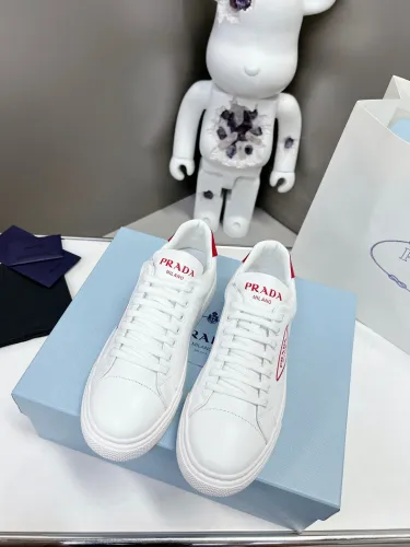 Prada Womens Shoes Casual Luxury Brand Breathable Prada sneakers with Original Box