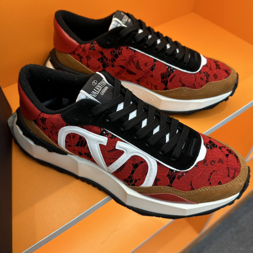 Valentino Garavani Mid-Top Calfskin VL7N Sneaker With Bands Mens Shoes Sneakers Luxury Brand with Original Box  