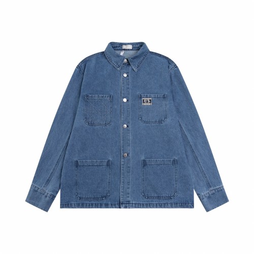 Dior Men Womens Coat Jackets Luxury Brand Mens Denim Jacket Top Quality   