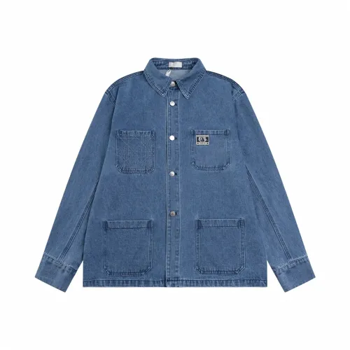 Dior Men Womens Coat Jackets Luxury Brand Mens Denim Jacket Top Quality   