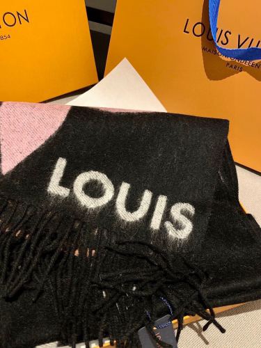 Louis Vuitton Scarves Womens Fashion Scarf Luxury Brand THE ULTIMATE SCARF with Original Box M76383