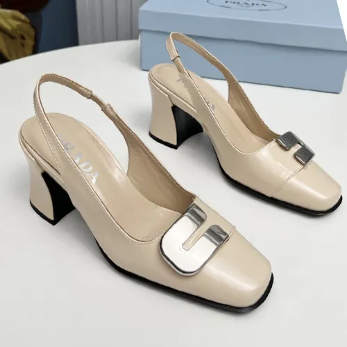 Prada Womens Shoes Sandals Casual Luxury Brand Pumps 8.5cm Heel with Original Box Whatsapp 