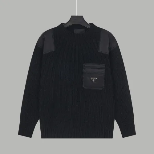 Prada Men Womens Sweater Luxury Brand Womens Knitwear Top Quality   