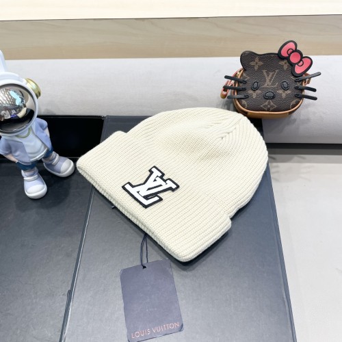 Louis Vuitton Womens Mens Cap Knit Hat Luxury Brand with Original Box  